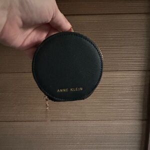 Anne Klein Black Key Card Holder Sleek Design